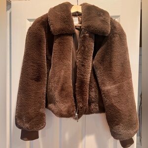 Maeve Brown Teddy Jacket